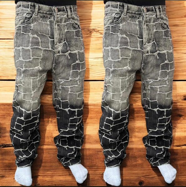 Jean stylé avec motifs