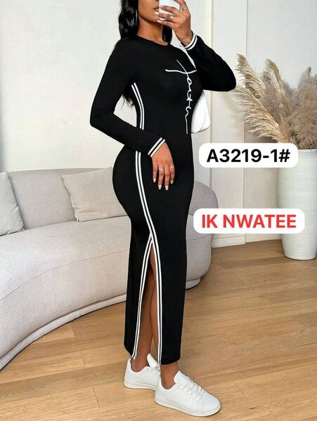 Robe noire élégante