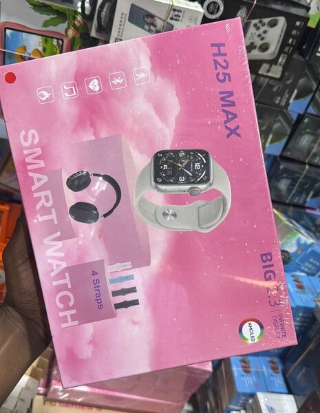 Montre connectée H25 MAX + 4 Bracelets + Écouteurs Bluetooth