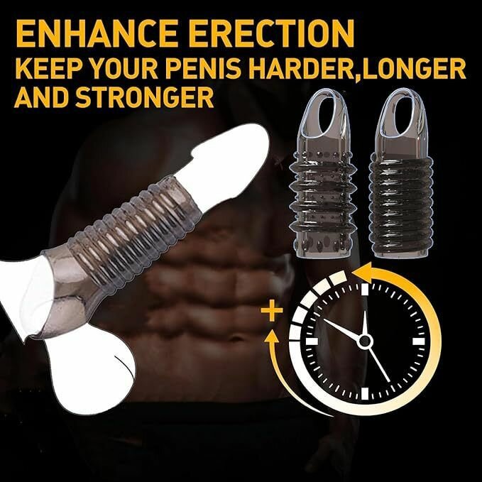 Manchette de pénis en silicone - Améliore l'érection et la durée