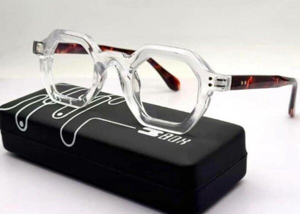 Lunettes monture octogonale