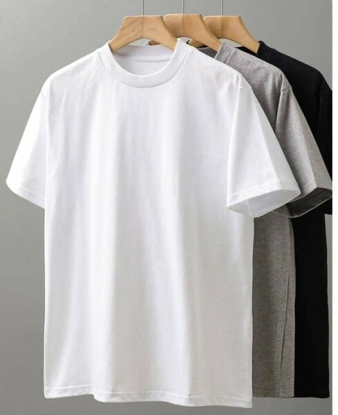 T-shirt blanc coton pour homme