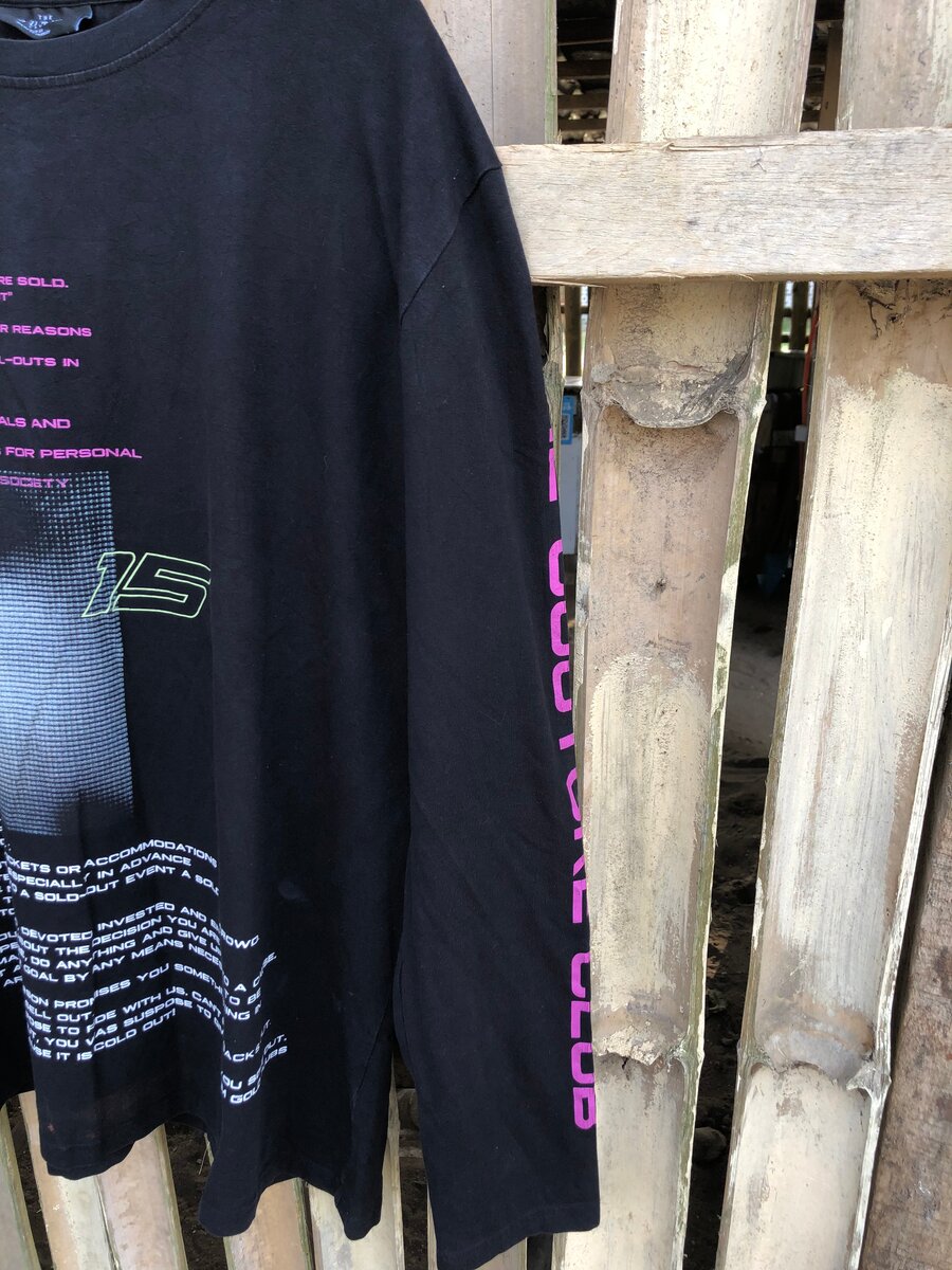 Sweat à manches longues noir