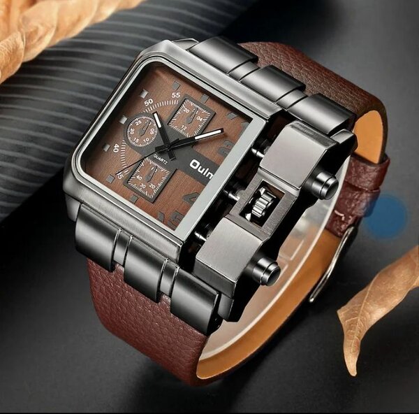 Montre Homme Design Carré