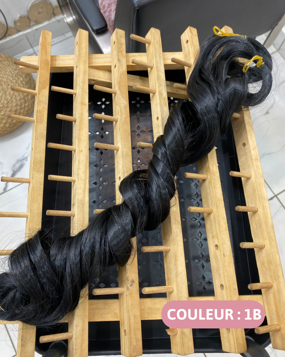 French curl - Mèche à tresses