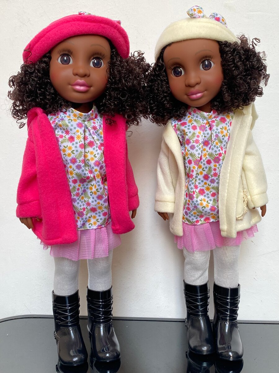 Poupée Africainechantante 46cm