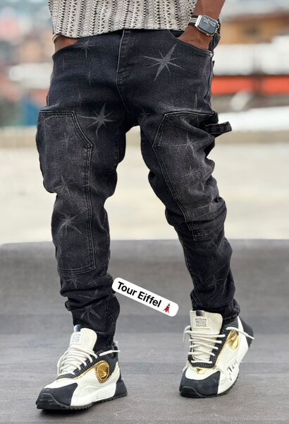Jean cargo homme tendance