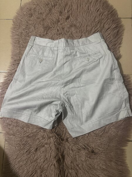 Shorts en coton gris