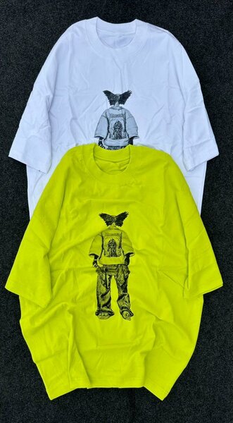 T-shirt en coton imprimé décontracté