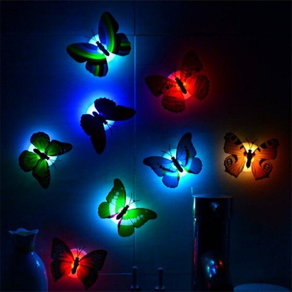 Lumières murales papillon LED