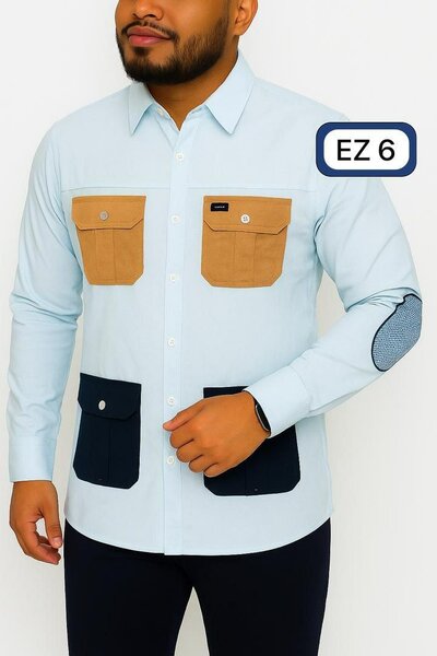 Chemise homme multipoches
