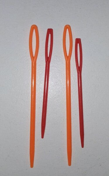 Aiguilles à tapisserie en plastique