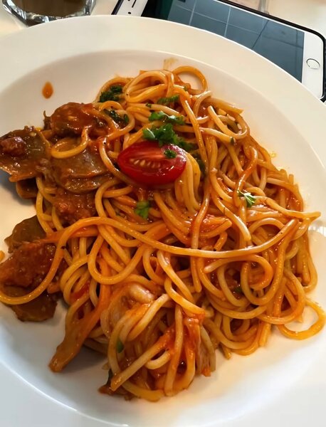 Spaghetti à la sauce tomate