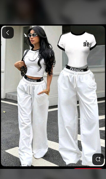 Tenue décontractée blanche