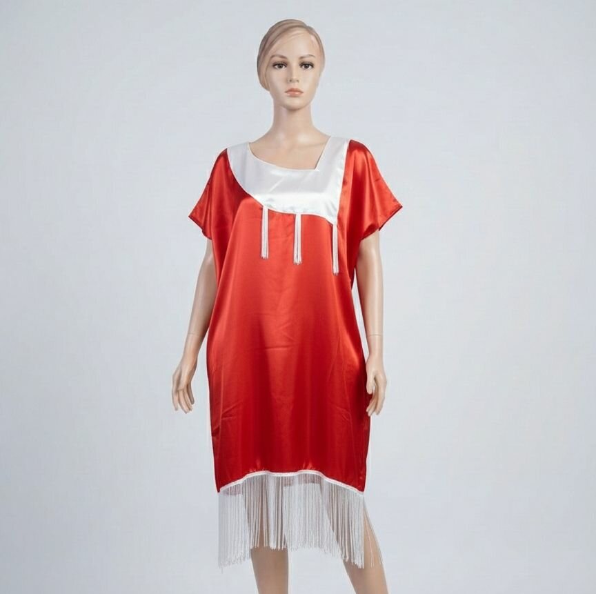 Robe satiné en grain de Diaman