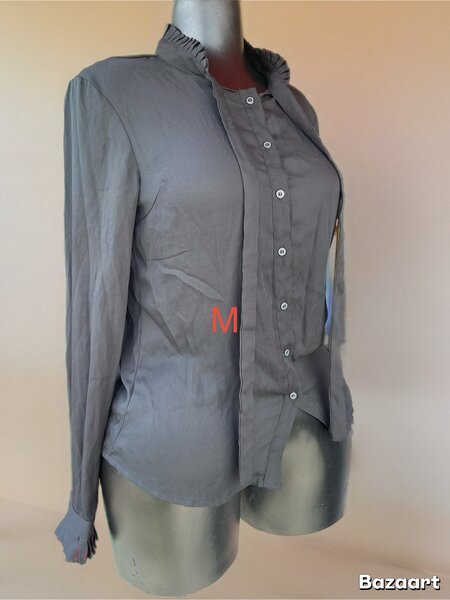 Chemise grise femme grande taille