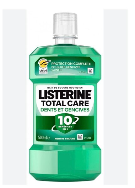 Bain de bouche Listerine Total Care 500ml