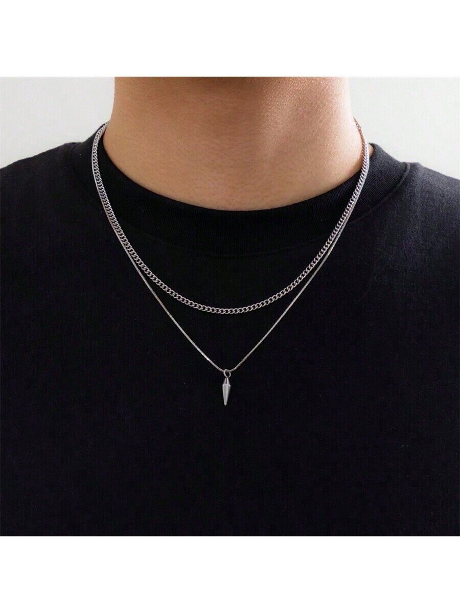 Collier Pendentif Unisexe Moderne