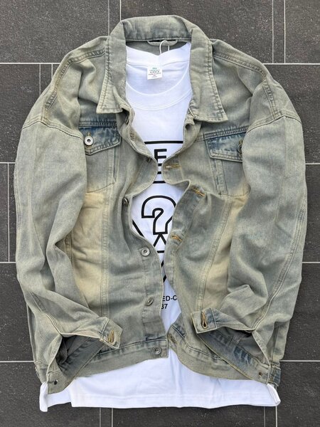 Veste en jean homme