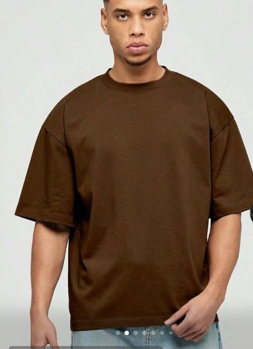 T-shirt oversize homme en coton