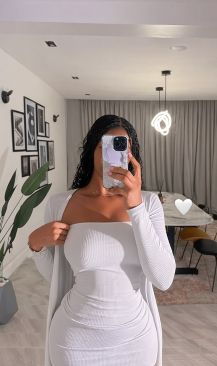 Robe Bodyguard en Tricot Extensible