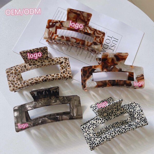 Barrettes cheveux imprimé faon