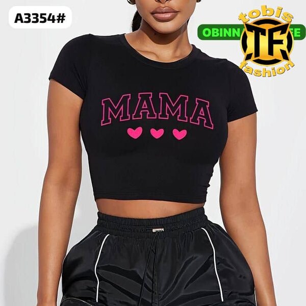 T-shirt à message tendance