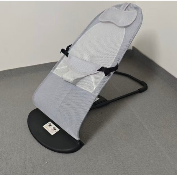 Transat bébé portable et pliable - Noir/Rouge