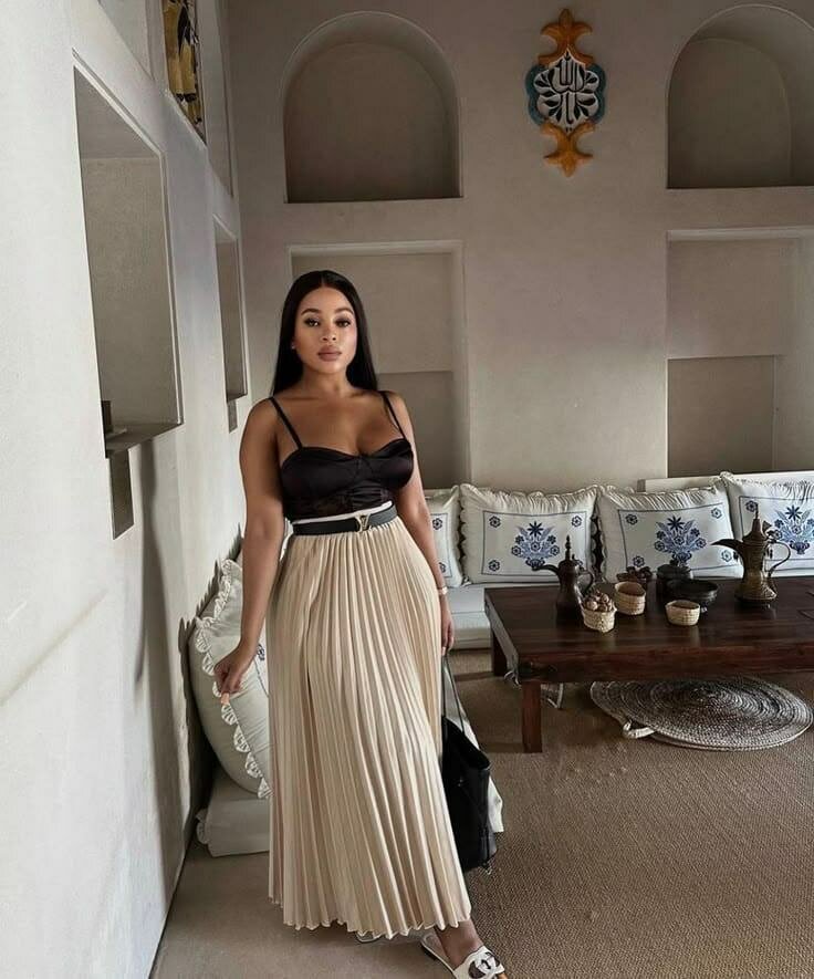 Jupe plissée élégante femme