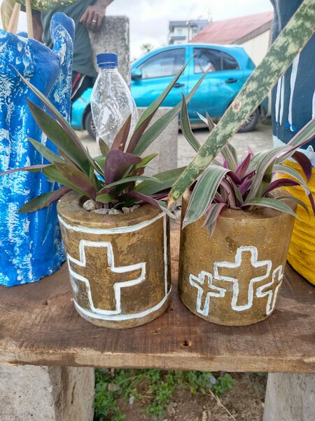 Pots de fleurs artisanaux