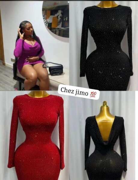 Robe scintillante pour femme