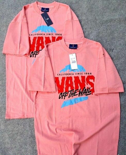 T-shirt Vans rose pour homme