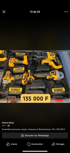 Ensemble d'outils DeWalt