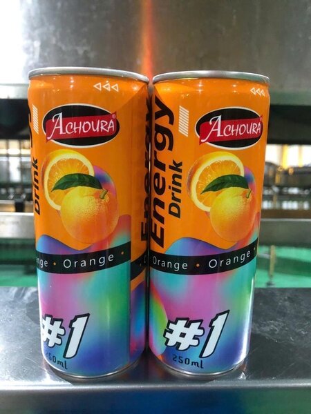 Boisson Énergétique Orange