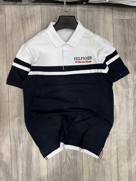 Polo homme bicolore élégant