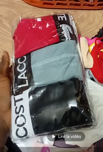 Boxer homme ensemble 3 pièces