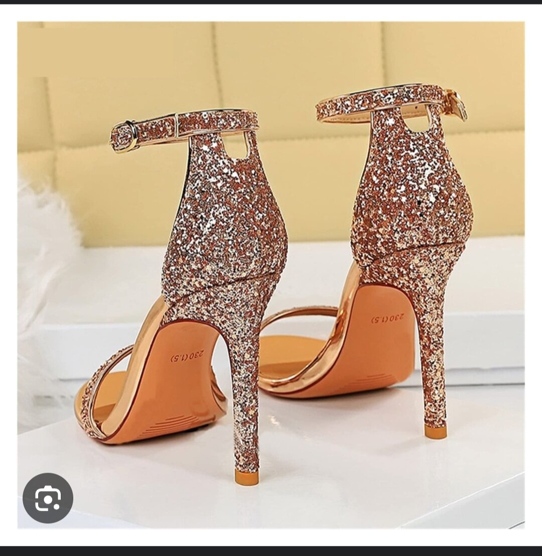 Talons Pailletés Glamour