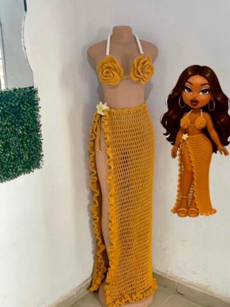 Ensemble crochet bohème