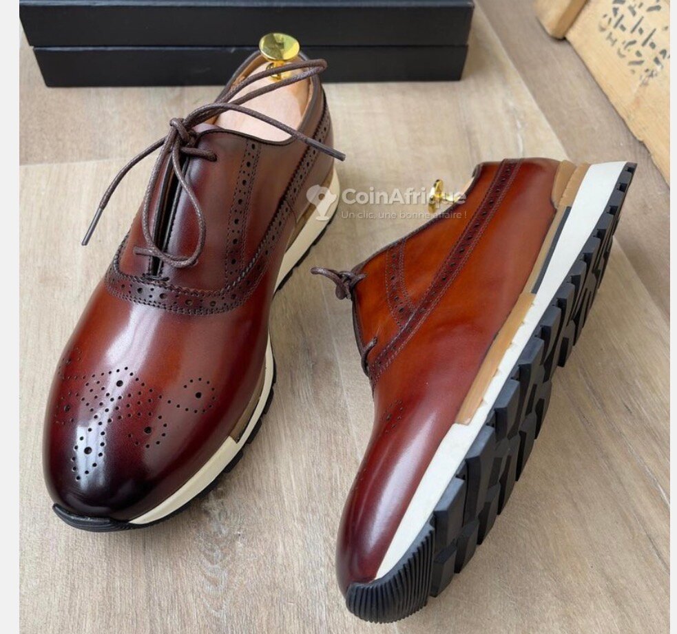 Chaussures Derby en cuir élégantes