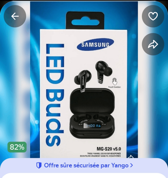 Écouteurs Sans Fil Samsung LED