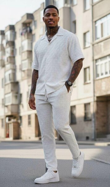 Tenue Décontractée Homme Blanche