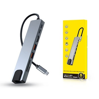 Hub USB-C 8-en-1