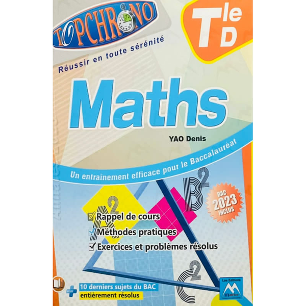 Livre scolaire Maths Terminale TOP CHRONO