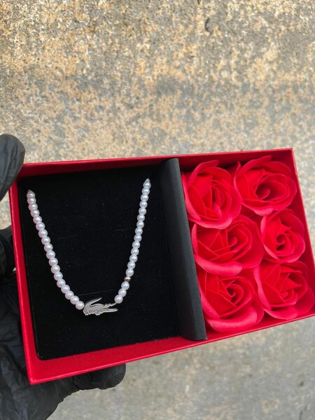 Collier perles élégant