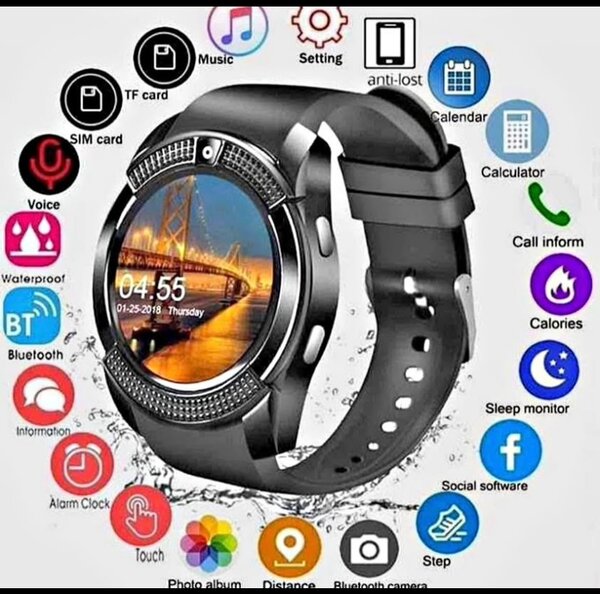 Montre intelligente étanche Bluetooth