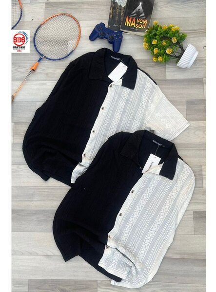 Chemise homme bicolore