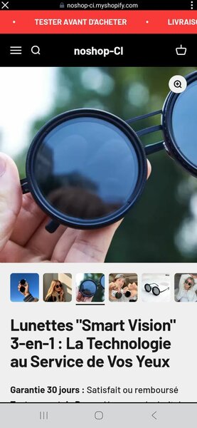 Lunettes 'Smart Vision' 3-en-1