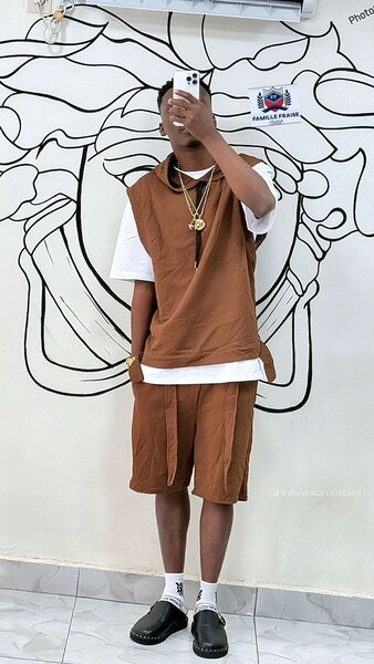 Ensemble décontracté marron