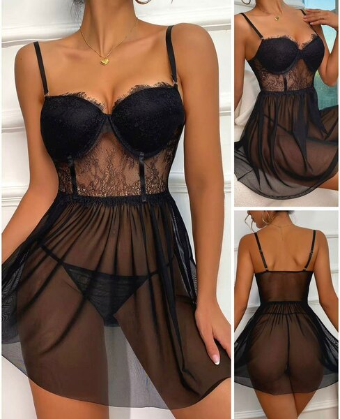 Nuisette en dentelle sexy