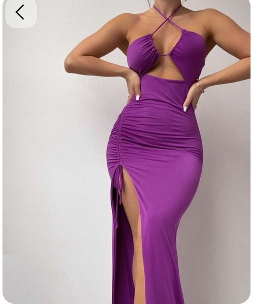 Robe Longue Échancrée Sexy